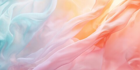 Obraz premium A colorful piece of fabric with a pink and blue stripe. The pink and blue stripes are separated by a white stripe