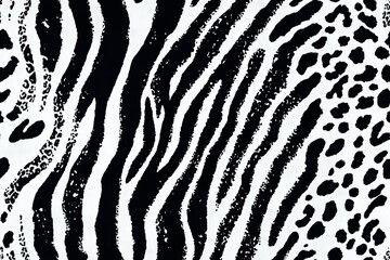 abstraction of  texture of print fabric stripes zebra  , copy space for text,