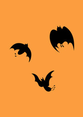 Halloween Fledermäuse 