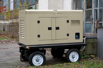 Mobile trailer type power station is an independent, complete power generator