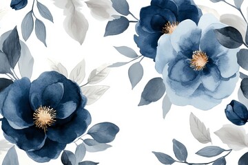 Dark Floral Watercolour Images