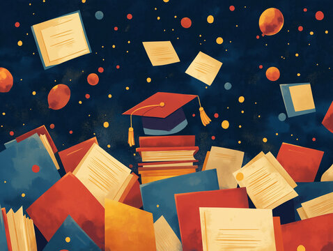 Spirited School Reunion Invitation with Space for Details: Reconnect with Old Classmates in Style