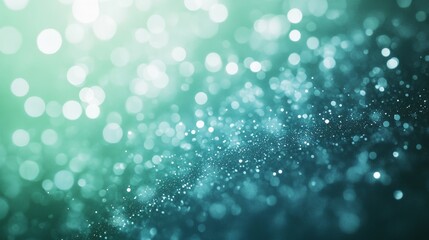 Ethereal Underwater Sparkles in Shimmering Turquoise Hues