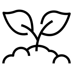 Plant Icon For Illustration