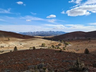 Landscape of the mountains
