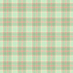 Checked seamless pattern background, mockup tartan fabric check. Christmas card vector textile plaid texture in light and pastel colors.