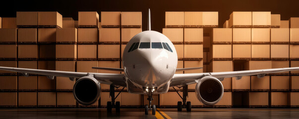 wide unloading cargo body airplane plane freight transport transportation aerodrome aircraft shipping ship international trade dropped flight business good dock traffic carrier tra