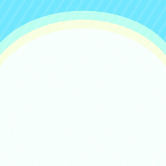正方形の背景　アーチ型　水色