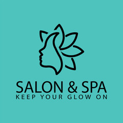 Beauty Logo, Beauty salon logo, Hair logo design vector.