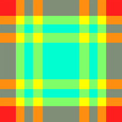 Sketching texture check seamless, tie textile fabric plaid. Square pattern vector background tartan in bright and green colors.
