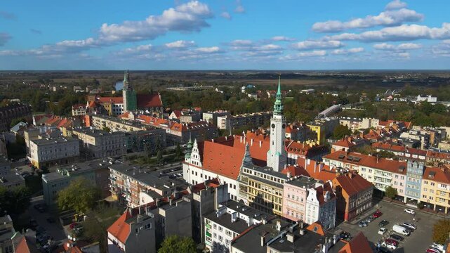 city ​​architecture ancient european Brzeg Poland