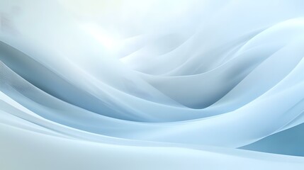 Obraz premium Minimalist abstract background with soft gradients of blue and white, featuring clean, geometric lines for a sleek, modern look