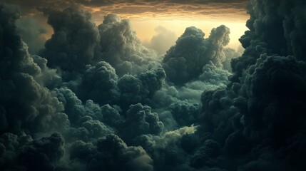 Majestic Cloudscape at Sunset