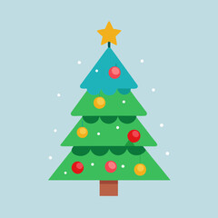 christmas tree illustration