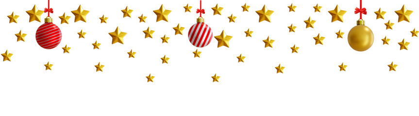 christmas decorations isolated on celar background	