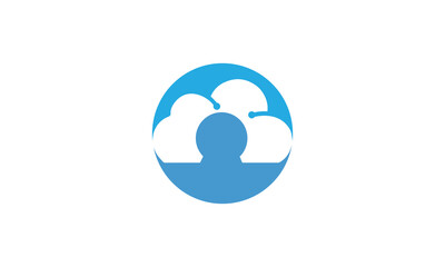 web server logo, security logo, domain and hosting service, data center logo