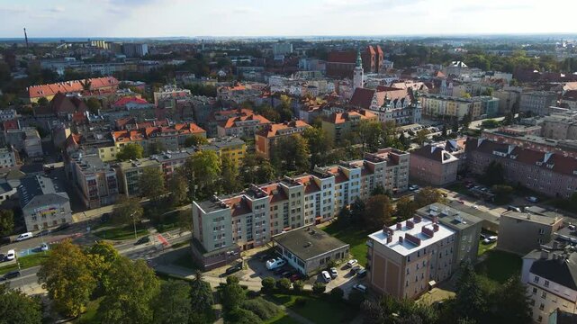 city ​​architecture ancient european Brzeg Poland