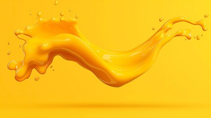 Fototapeta premium Liquid Gold Swirl, an elegant depiction of flowing gold, capturing motion and opulence in a minimalist vector style, perfect for sleek design projects with ample copy-space.