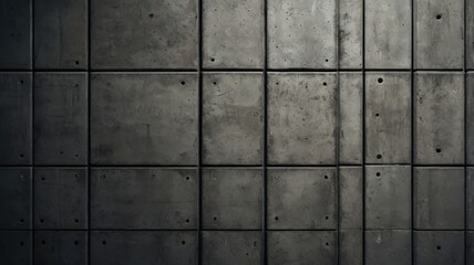 Naklejka premium Concrete Wall, Stone, Texture, Texture, Cement, Gray, Gloomy, Industrial 