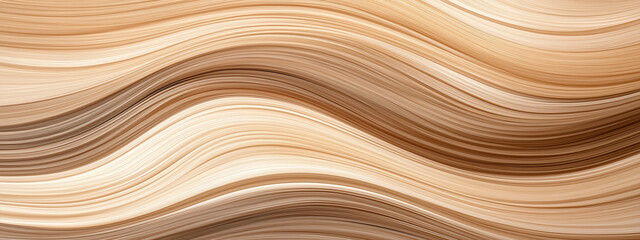  Beautifully flowing wood grain design with soft brown and beige tones, creating a natural wavy texture for organic backgrounds
