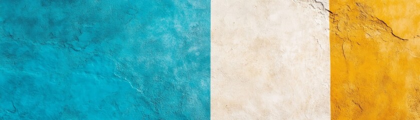 Obraz premium Abstract wall painting in blue and yellow modern contemporary artwork with bold brushstrokes