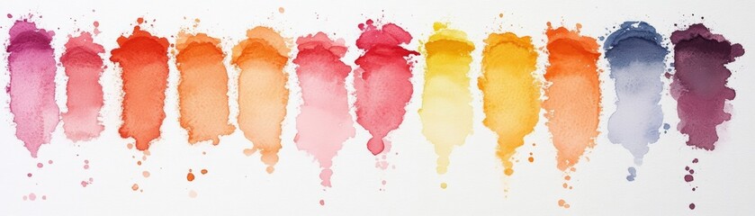 Watercolor painting techniques, a closeup view of vibrant colors and textures explore the art of blending, layering, and unique effects with watercolors