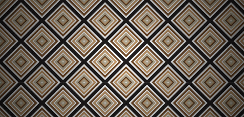 Geometric Diamond Pattern with Brown and Beige Tones