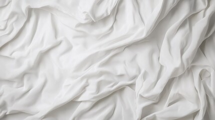 Obraz premium White silk fabric texture background, luxurious, smooth, and refined for design inspiration highquality photography