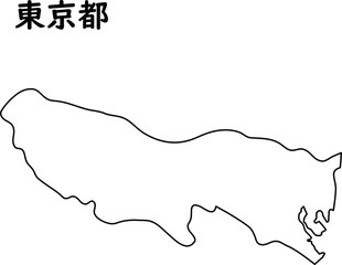 白地図　東京都