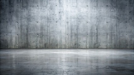 Concrete floor and wall in background