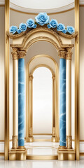 Obraz premium detail of the royal palace country