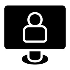 videocall glyph icon