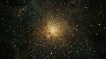 Mesmerizing Galactic Explosion in the Starry Night Sky