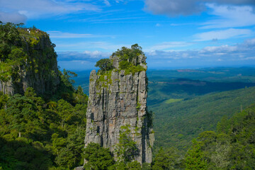 Pinnacle rock a quartzite rock formation in Blyde Graskop