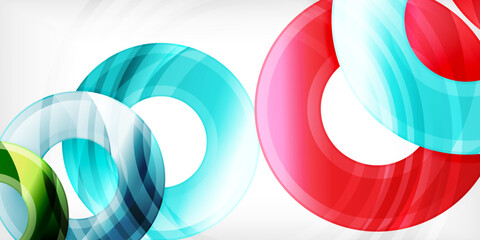 Circles, round elements, ring shapes premium background. Vector Illustration For Wallpaper, Banner, Background, Card, Book Illustration, landing page