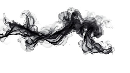 Dynamic smoke pattern in grayscale