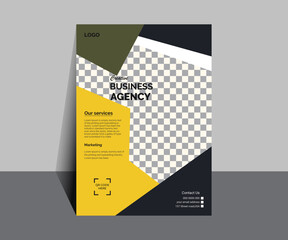 Corporate business flyer template design set, cover modern layout, Brochure design, flyer in A4 with colorful business proposal, vector template design or business poster template design.