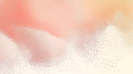 Fototapeta premium Abstract pink, orange, and white gradient background with subtle pixelated texture.