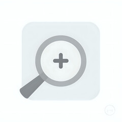 Fototapeta premium zoom in icon