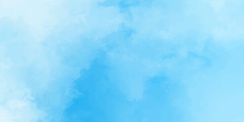 Abstract soft sky blue watercolor sky and clouds. grunge tint light blue watercolor background. Hand painted light blue background with watercolor.	