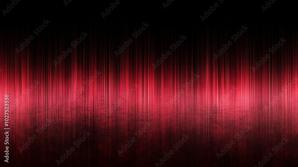 Poster Abstract red and black background with vertical lines and gradient effect.