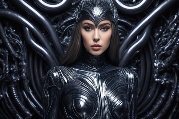 Elegant women in fashion: glamorous dresses in an aesthetic studio setting - ideal for travel and industry, creating beautiful images and creating fashionable images with versatile space for text.