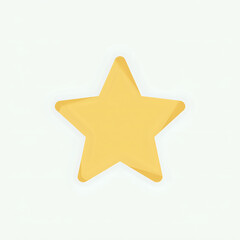 Obraz premium A star icon that can be used for ratings and reviews. 