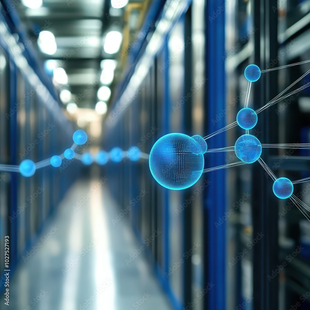 Poster visualizing data in supply chain network dynamics