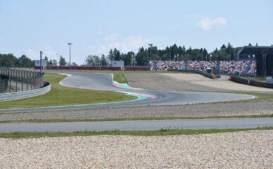 Fototapeta premium Winding race track