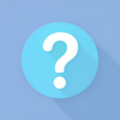 Help icon question mark - create a help icon featuring a question mark inside a circle. The design should be simple and easily recognizable.