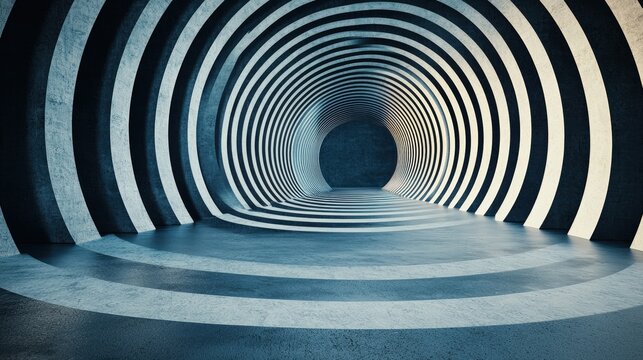 Circular patterns symbolizing the cyclical nature of market forces