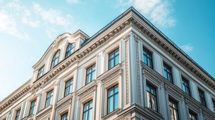 Obraz premium An iconic building showcasing the evolution of architectural styles from classical to modern eras.