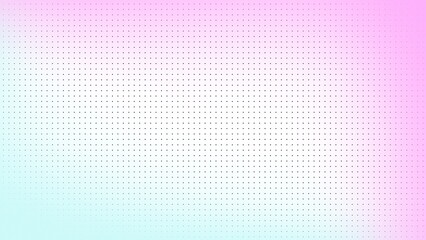 pink and blue background with dots