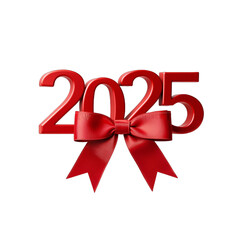 2025 text illustration representing the years 2025, designed with a business and holiday celebration concept